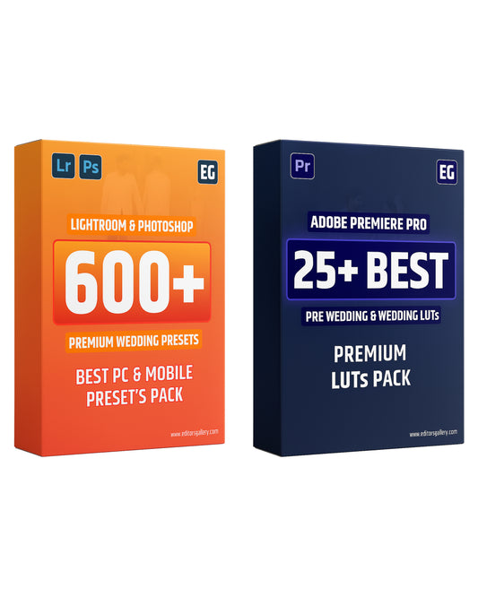 PREMIUM WEDDING 600+ PRESETS & LUTs MEGA BUNDLE (Mobile & PC)